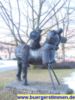 Moderne Ritterstatue auf dem 82iger Platz zur Erinnerung an das 2. Kurhessisches Infanterie-Regiment Nr. 82)