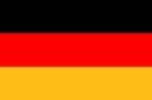 unbekannt © Die deutsche Bundesflagge hat natürlich horizontale Streifen. in den Farben Schwarz Rot Gold.