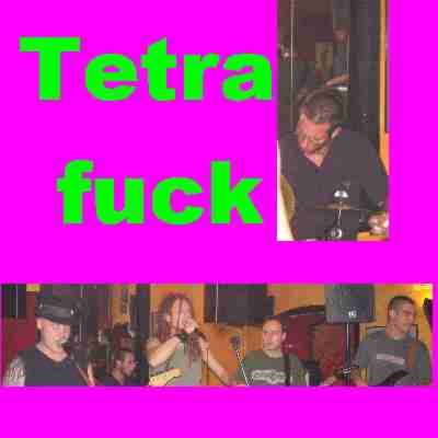 Porth , 2006 © Collage zur Band Tetrafuck: Oben am Schlagzeug: Holger. Unten in der Band-Zimt-Reihe von links nach rechts: Konz der Grieche, Holger, Floh (Gastsänger), Dave, Eddie.