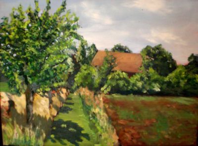Pressefoto: http://www.buergerstimmen.de/ , 2009 © Sommertag, 30 x 40 cm, öl auf Leinwand.jpg