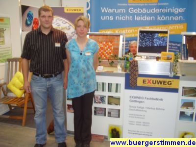 Pressefoto: http://www.buergerstimmen.de/ , 2009 © die Firma Exuweg aus Rollshausen kümmert sich unter anderem auch um die Entfernung von Grafitties .JPG