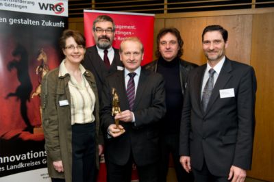 Pressefoto: , 2010 © S. Kleine (WRG) D. Barth (WRG), Landrat R. Schermann, F. Groger (AGS) R. HAld (Sparkasse Gö.) - Foto WRG.jpg