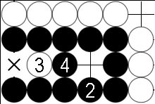 Pressefoto: http://www.buergerstimmen.de/ , 2010 © Seki - Hier zeigt sich, wie Schwarz zwei Augen bekommt - Teil 2 - X darf Weiß wegen Selbstmordregel nicht spielen_1
